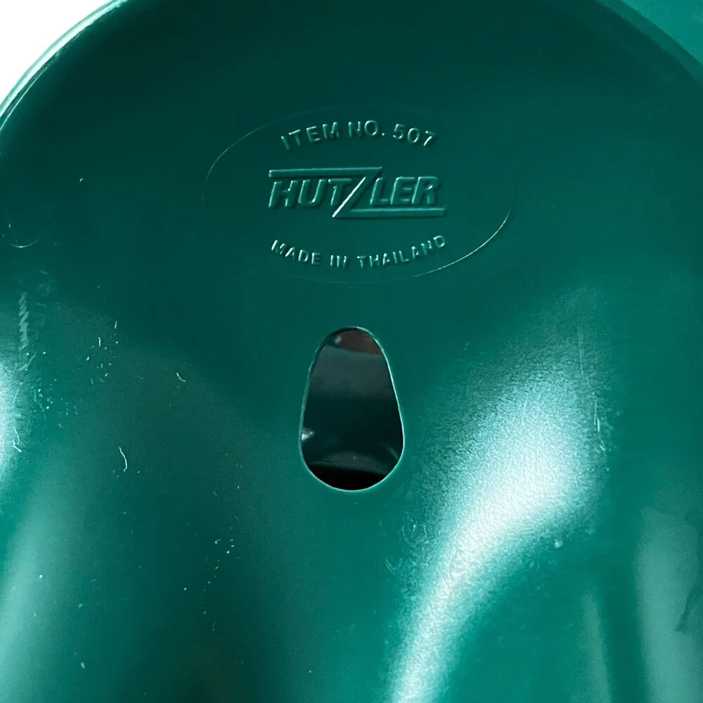 VTG Hutzler Twin Spoon Rest & Hot Pad Trivet Melamine 1983 Dark Forest Green Set